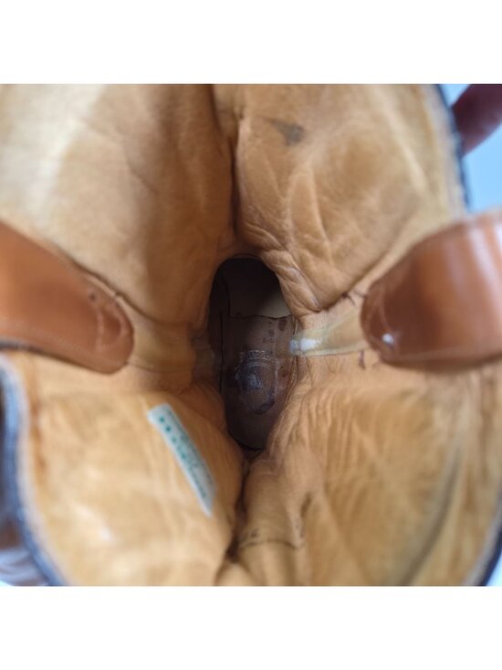 VTG Double H Sub Zero Insulated Men\'s Brown Leather Cowboy Boots US Size 10D main image 11
